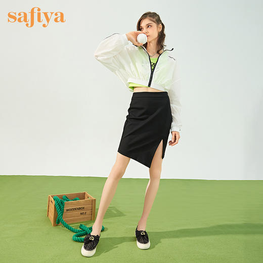Safiya/索菲娅小香风花呢可拆卸蝴蝶结渔夫鞋2022秋舒适单鞋SF23112070 商品图7