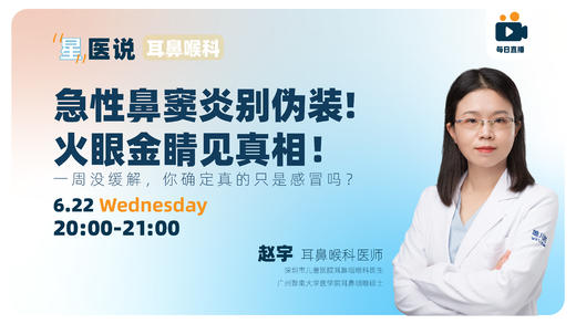 急性鼻窦炎别伪装！火眼金睛见真相！ 商品图0