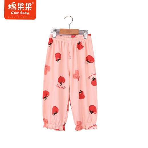 商场同款棉果果秋季新款加厚兰精莫代尔对开套装家居服舒适柔软亲肤女童两件套M321304222553 商品图4