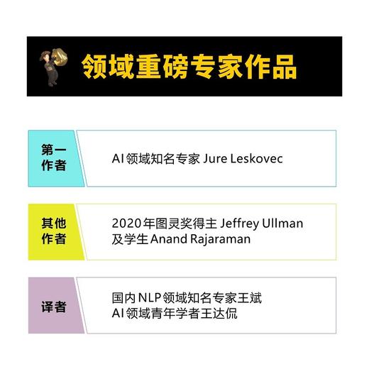 (仓发) 斯坦福数据挖掘教程 第3版（图灵出品）/人民邮电出版社/[美]尤雷·莱斯科夫，阿南德·拉贾拉曼，杰弗里·大卫·厄尔曼/9787115556691 商品图3