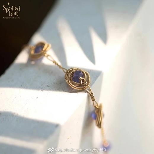 SpoiledBrat Jewelry14k注金坦桑石手链 商品图0