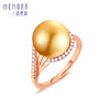 MEMORA诗普琳爱翼系列玫瑰18K金海水珍珠钻石戒指ZR200601（其它指圈联系客服） 商品缩略图6