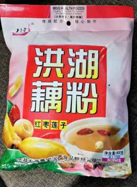 老曹家藕粉红枣莲子400g