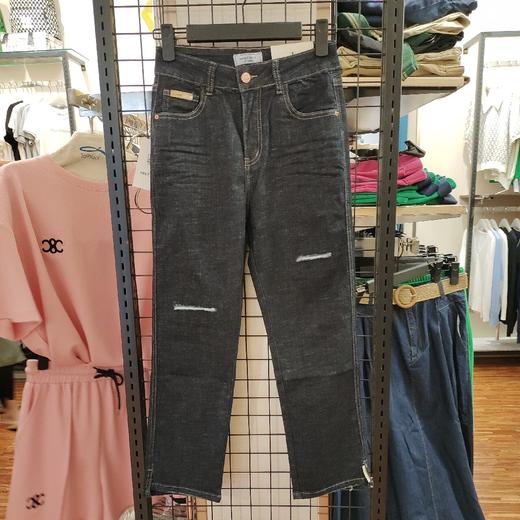 女牛仔烟管裤83545 商品图0