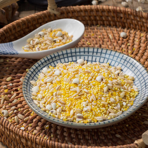 半亩良田半亩川 五谷杂粮八宝粥米原料 粗粮养生营养早餐 缤纷五谷粥料袋装1500g 商品图1