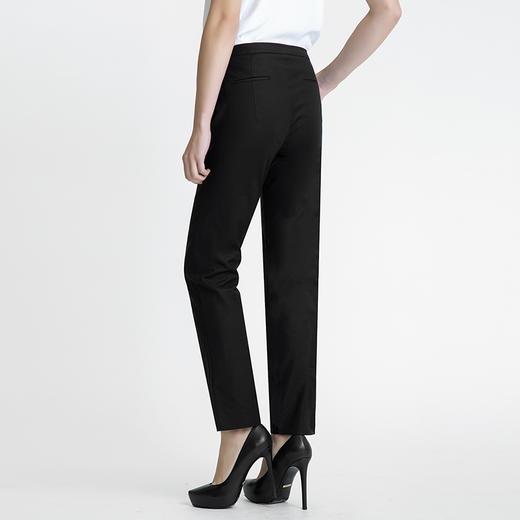 LIZZY 气质通勤简约百搭中腰显痩小脚九分裤3678 商品图3