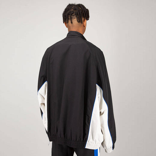 BALENCIAGA 巴黎世家 男士尼龙 Sporty B 徽标印花运动服夹克 黑色 698875 TKO48 1000 商品图1