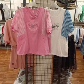 女圆领短T27393