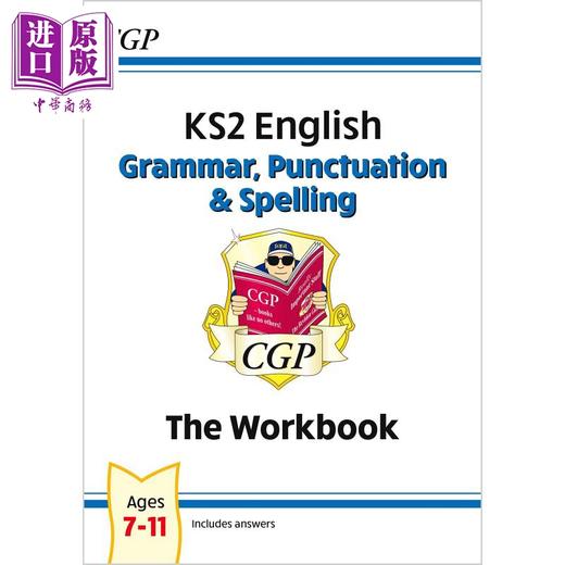 【中商原版】英国CGP原版 KS2 数学 英语 语法标点拼写 练习册套装3册 7-11岁 Year 3-6 小学3 4 5 6年级 英文原版 商品图1