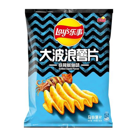 乐事大波浪铁板鱿鱼135g/袋 商品图0