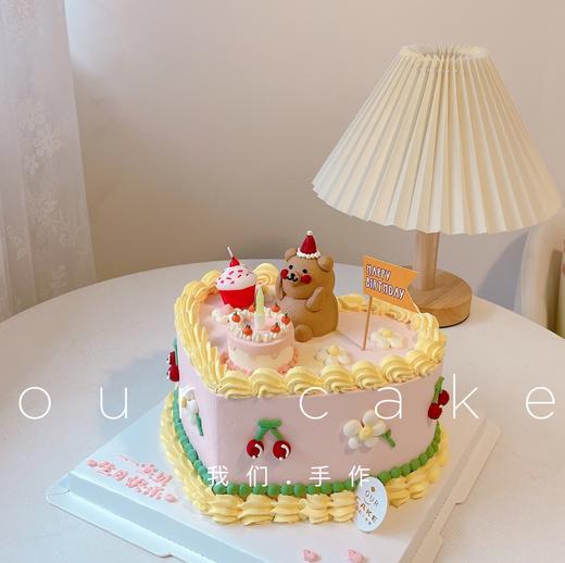 爱心小动物复古蛋糕-低糖处理无添加 商品图2