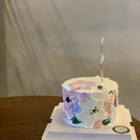 油画花朵款（手绘会有微差异，介意慎拍）