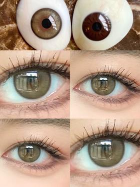 LORA BROWN 龙井蜂蜜绿茶<含硅水凝胶>年抛型 0.100.175.225.700.750.800.950度现货，其余度数缺