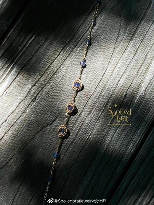 SpoiledBrat Jewelry14k注金坦桑石手链 商品图1