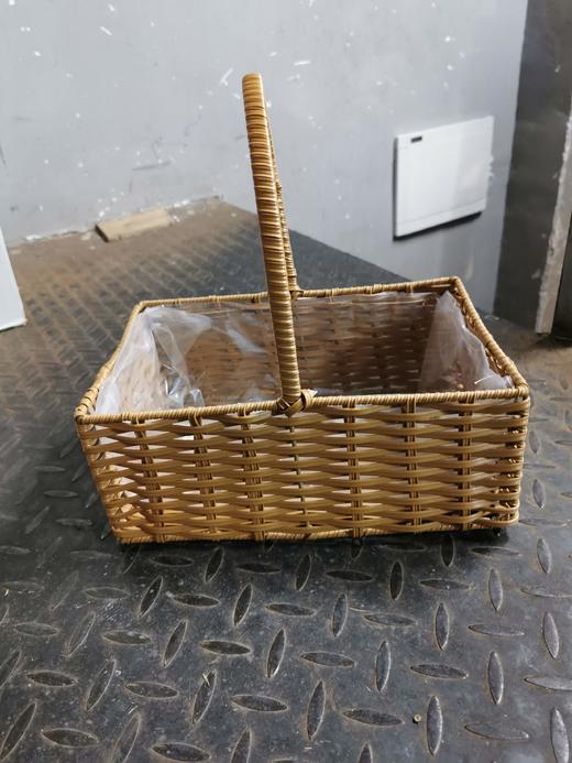田园风手提花篮编织篮4 商品图0