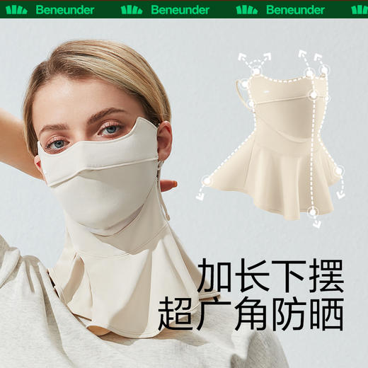 冰薄系列立体护颈防晒口罩 商品图3