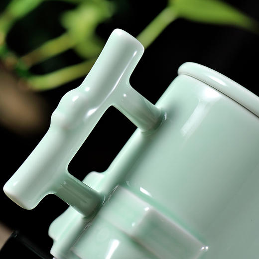 婺州窑 良渚四方如意养心杯 商品图3