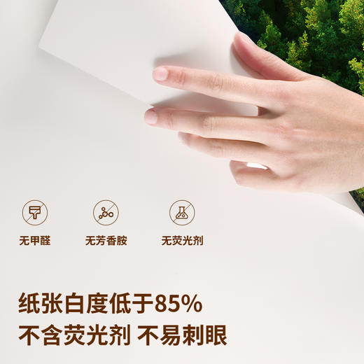 得力ZQ6001护眼复印纸A4-75g-100页 商品图2