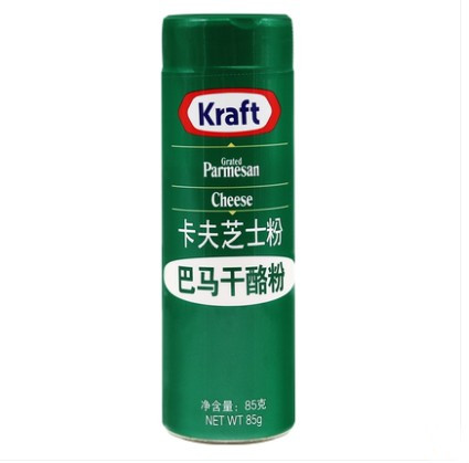 卡夫芝士粉 巴马臣奶酪粉 85g意面披萨奶酪调味粉 美国进口 原装