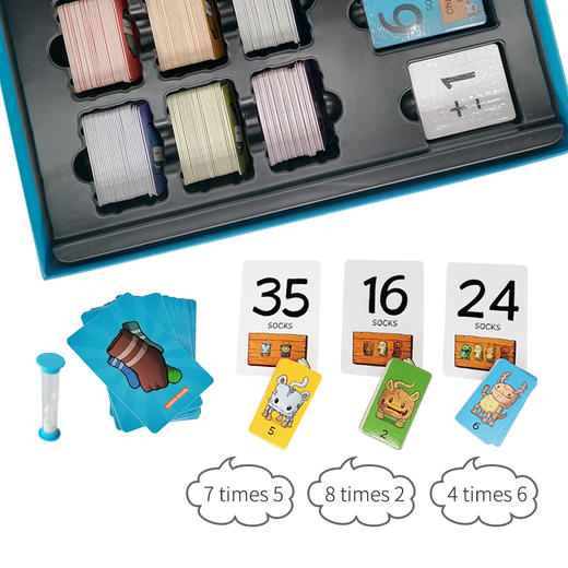 【5+】Monster Sock Factory怪兽袜子工厂 数学乘法专训教具 商品图4