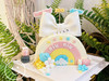 半翻糖主题彩虹蛋糕，全部可食用手工装饰，请提前48小时预定，可供3-5人分享 商品缩略图0