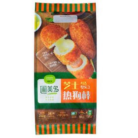 圃美多芝士热狗棒240g/3支装