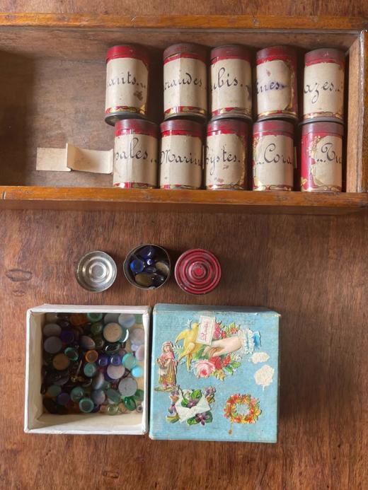 木盒琉璃亮片百宝盒，顺丰包邮 商品图8