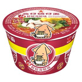 小公仔鲜鱿海鲜味迷你碗面36g