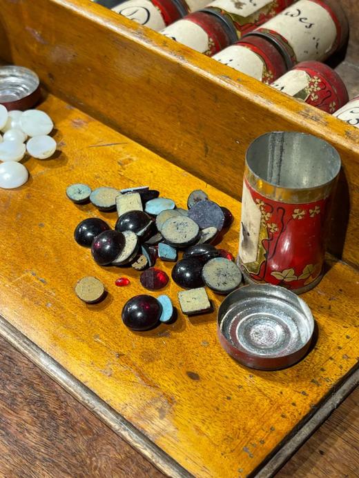 木盒琉璃亮片百宝盒，顺丰包邮 商品图13