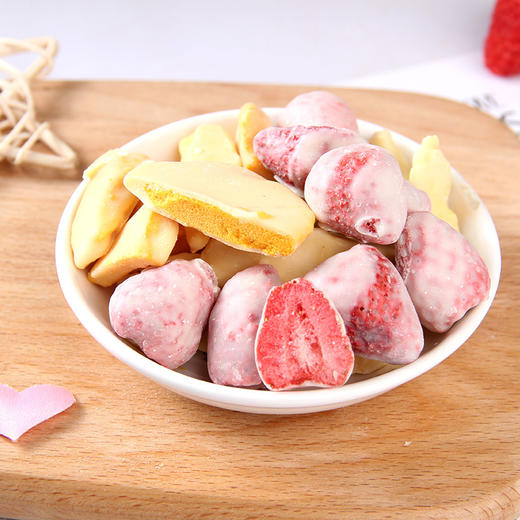 【食品酒水】法思觅语冻干榴莲干60g 草莓干芒果干水蜜桃果干 网红休闲零食品 商品图1