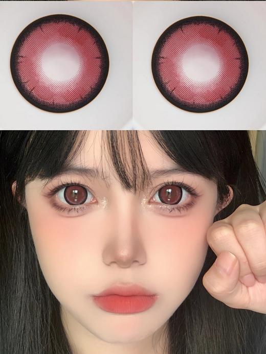 【小红书推荐款】agenscolor玛格丽特酒红，年抛/直径14.5/着色14.4，158/一副，258/两副 商品图0