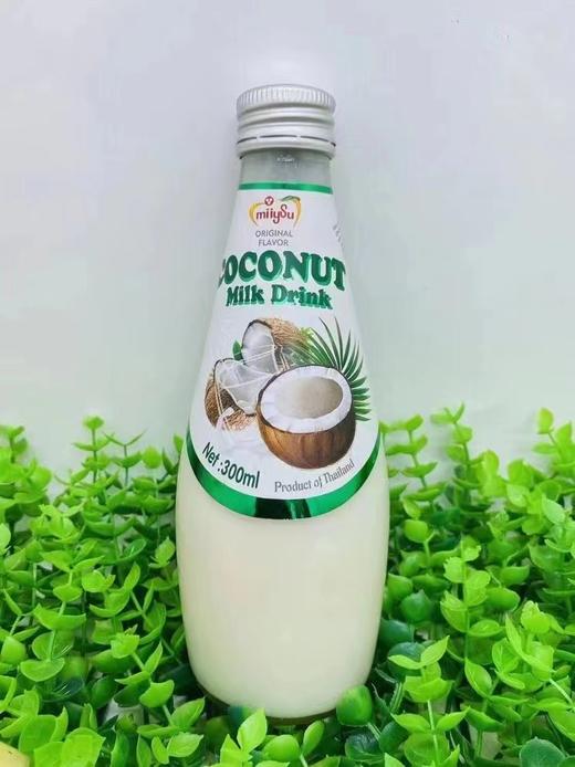 【中欧班列精选】泰国进口梅苏椰子水 网红水果风味饮料椰奶草莓味、椰奶木瓜味、椰奶菠萝味、椰奶椰子味300ml/瓶 商品图5