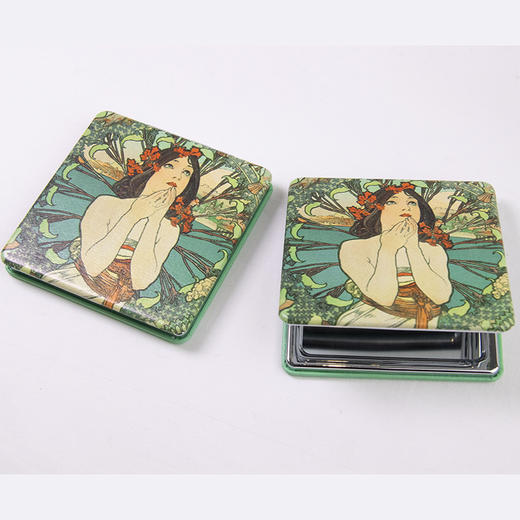 嘉德文创 | 慕夏·摩纳哥蒙地卡罗小方镜 商品图1