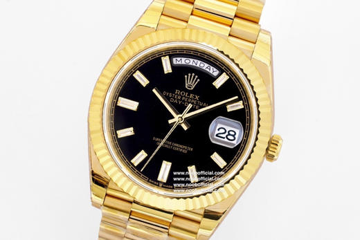 （黑冰糖）NOOB Factory新力作V2升级版 劳力士Rolex星期日志型40mm 搭载原版3255自动机械机芯228239系列腕表，40毫米直径，研发耗时16个月！原版1比1开模 商品图9