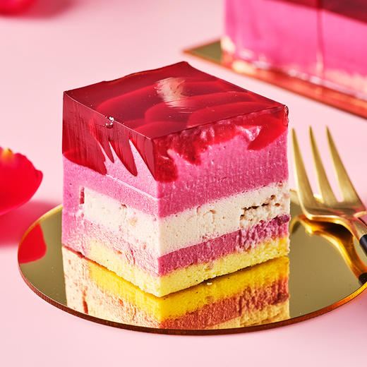 致爱-钟情 表白/求婚 玫瑰酒冻慕斯蛋糕 商品图2