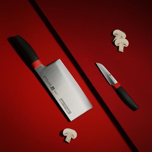 双立人 ZWILLING Now S系列中片蔬果刀具2件套（红黑） 商品图0