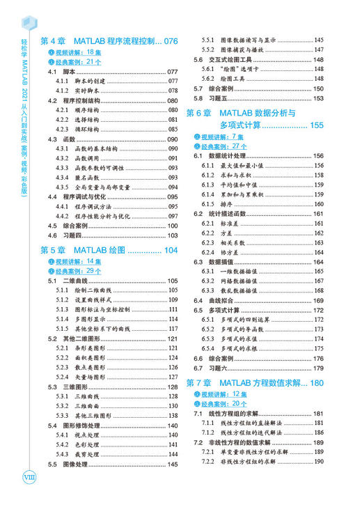 轻松学 MATLAB 2021从入门到实战（案例•视频•彩色版）（程序员软件开发名师讲坛•轻松学系列） 商品图2