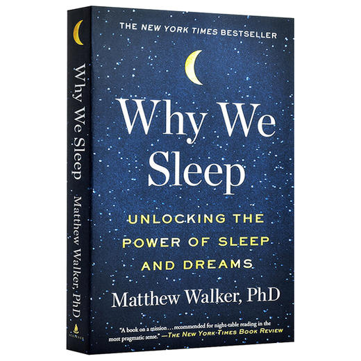 我们为什么要睡觉 美版 英文原版书 Why We Sleep 睡眠和梦的新科学 意识睡眠与大脑 睡眠的重要性 英文版 正版进口原版英语书籍 商品图0