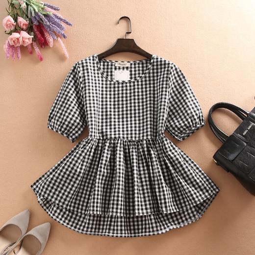 裁缝学苑AQ106 新款娃娃衫纸样上衣女装夏季短袖服装衣服打版样板 商品图1