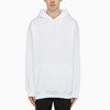 PRADA 普拉达 男士棉质标志性织物三角徽标连帽卫衣 白色 UJL185 1ZX4 F0009 商品缩略图1