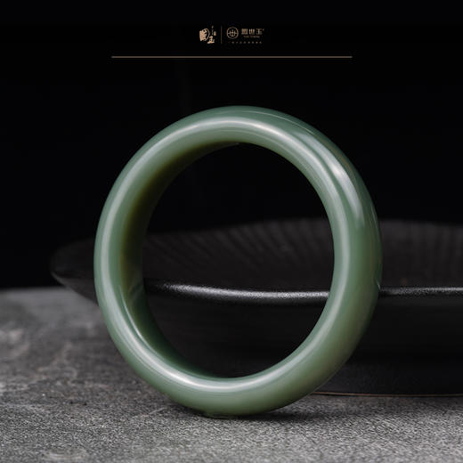 新疆国玉盟世玉和田玉手镯 圈口58.10【带证书·顺丰物流】 商品图4