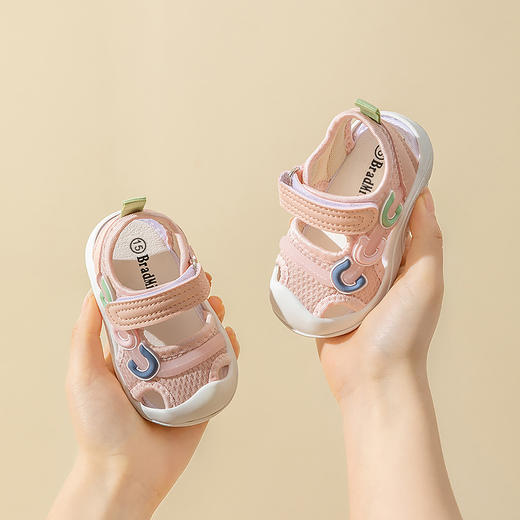 【专为学步宝宝设计】布拉米勒夏季新款儿童凉鞋宝宝学步鞋婴儿学步凉鞋女童凉鞋男童鞋 商品图7
