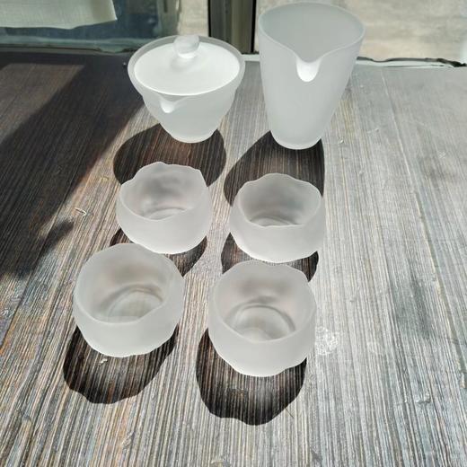 日式玻璃茶具国潮风盖碗公杯女主人品茗杯功夫茶套装 商品图4