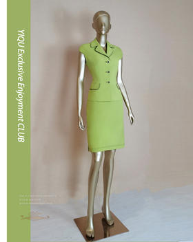 YIQU |“闪亮之夏”西装上衣（果绿）