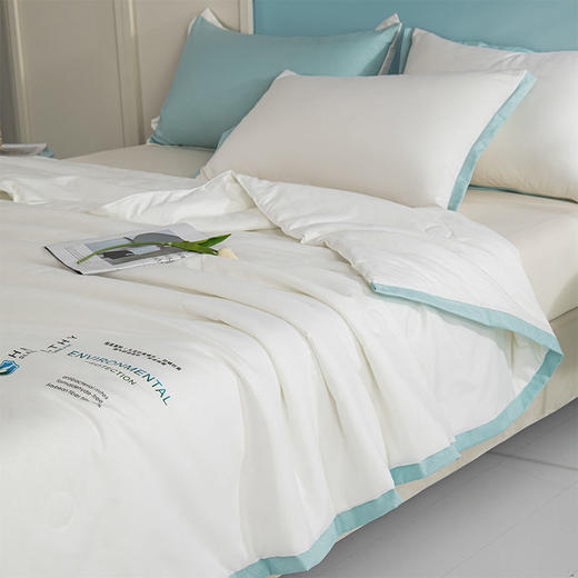 A类母婴级夏季大豆纤维空调被春秋被子夏凉被单人夏天可机洗夏被 商品图8