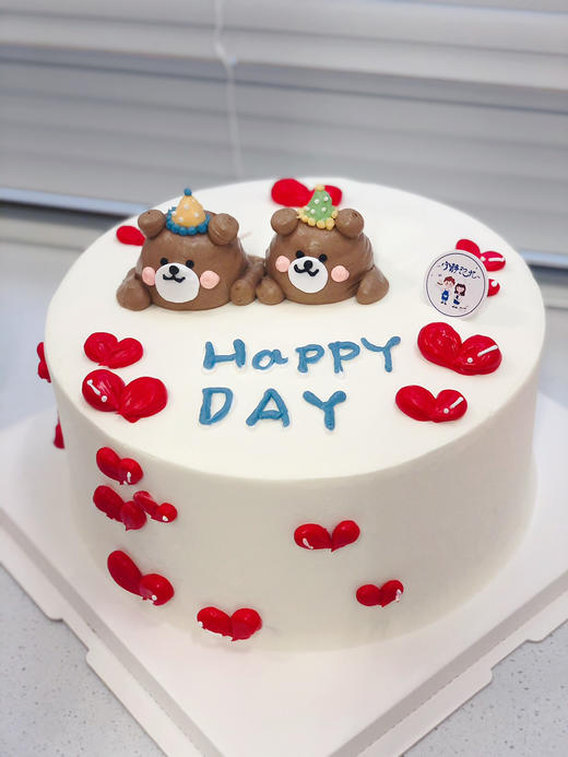 奶油小熊蛋糕 下单前请仔细阅读商品详情 商品图0