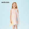 mettekids儿童裙子2022夏季新款女孩洋气时髦网纱女童背心连衣服 商品缩略图0