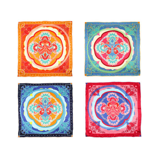 牛首山文创小雀幸真丝巾披肩南京纪念品博物馆文创礼品生日礼物女夏季 商品图4