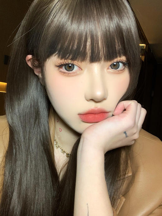 Aromi旗下  雪球灰&麻球棕  14.5mm白狮参考着色大直径 年抛  2片 商品图3