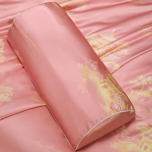 EMPERORIENT皇锦 真丝印花半圆荞麦枕-亭云HJ11657 商品图1